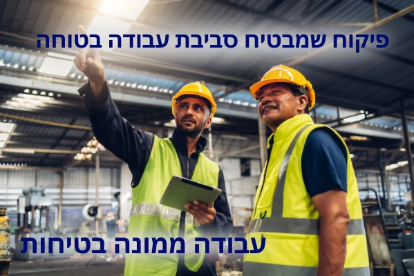 פיקוח שמבטיח סביבת עבודה בטוחה - עבודה ממונה בטיחות